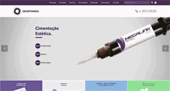 Desktop Screenshot of odontomega.com.br
